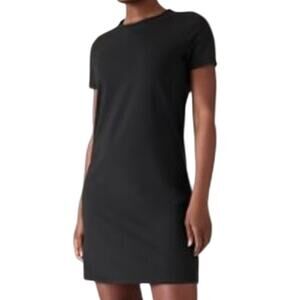 Athleta Women's Essential Tee Dress Black Size Medium New With Tags Condition